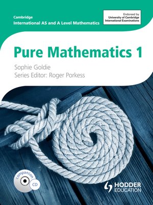 cover image of Cambridge International AS and A Level Mathematics Pure Mathematics 1